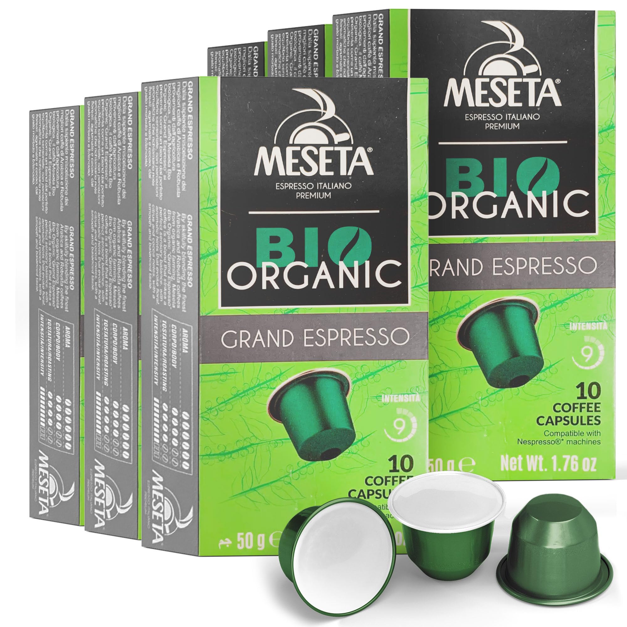 Amazon.com: Meseta Bio USDA Organic 100 Nespresso Compatible